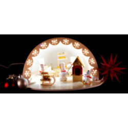 Igloo Bakery - Snowmen Bakers - 35x18 cm / 13.8x7.1 inch