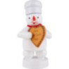 Snowman Baker with Gingerbread Heart - 8 cm / 3.1 inch