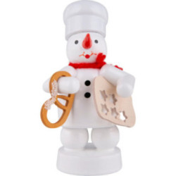 Snowman Baker with Pretzel and Star Cookie Cutter - 8 cm / 3.1 inch