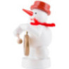 Snowman - Musician with Gong - 8 cm / 3.1 inch