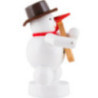 Schneemann Musikant mit Fiedel - 8 cm
