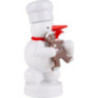 Snowman Baker with Gingerbread Woman - 8 cm / 3.1 inch