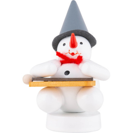 Schneemann mit Hackbrett - 8 cm