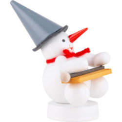 Schneemann mit Hackbrett - 8 cm