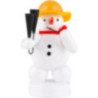 Snowman Musician with Agogo - 8 cm / 3.1 inch