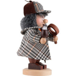 Räuchermännchen Wichtel Sherlock Holmes - 27 cm