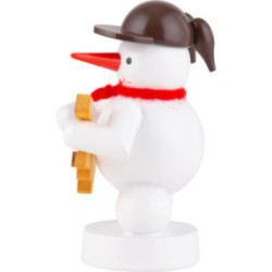 Snowman Musician with Double Neck Guitar - 8 cm / 3.1 inch