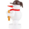Schneemann mit Doppelhalsgitarre - 8 cm