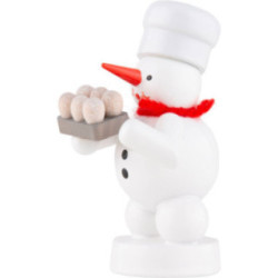 Snowman Baker with Eggs - 8 cm / 3.1 inch