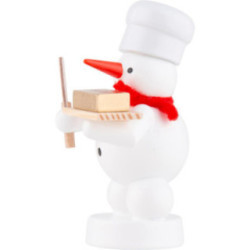 Schneemann Bäcker mit Butter - 8 cm