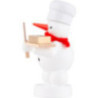 Schneemann Bäcker mit Butter - 8 cm