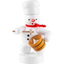 Snowman Baker with Whisk - 8 cm / 3.1 inch