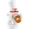 Schneemann Bäcker mit Quirl - 8 cm