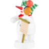 Snowman Musician with Devil's Violin - 8 cm / 3.1 inch