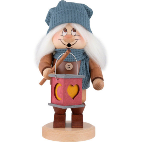 Räuchermännchen Wichtel Laternenbub - 27 cm