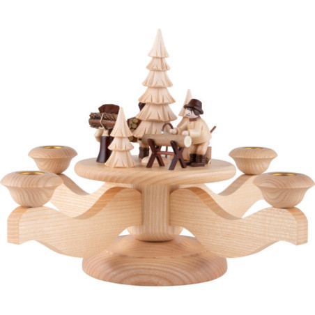 Adventsleuchter Waldleute - 23 cm