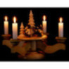Advent Candle Holder - Forest People - 23 cm / 9.1 inch