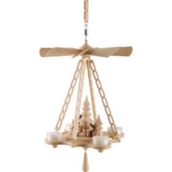 1-stöckige Deckenpyramide Waldleute - 30 cm