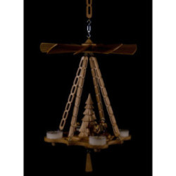 1-stöckige Deckenpyramide Waldleute - 30 cm