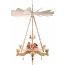2-Tier Ceiling Pyramid Christmas Market - 55x85 cm / 21.7x33.5 inch