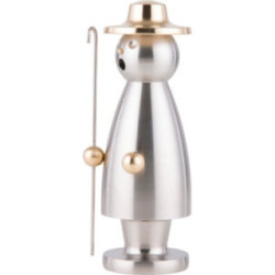 Räuchermännchen "Guter Hirte" - Edelstahl - 15 cm
