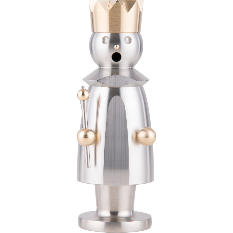 Räuchermännchen König - Edelstahl - 15 cm