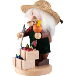 Räuchermännchen Wichtel Obstwiesenbauer - 28,5 cm
