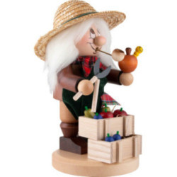 Räuchermännchen Wichtel Obstwiesenbauer - 28,5 cm
