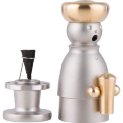 Smoker - Balthasar - Stainless Steel, Glass Bead blasted - 15 cm / 5.9 inch