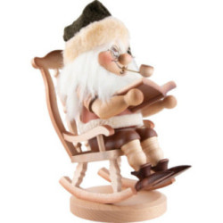 Smoker - Gnome in Rocking Chair - 31,5 cm / 12.4 inch