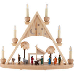 Light Triangle - Nativity Colored - 42x37 cm / 16.5x14.6 inch