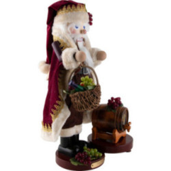 Nussknacker Cozy Wine Santa - 50 cm