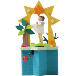 Hand Crank Music Box - The Star Money - 10,7 cm / 4.2 inch