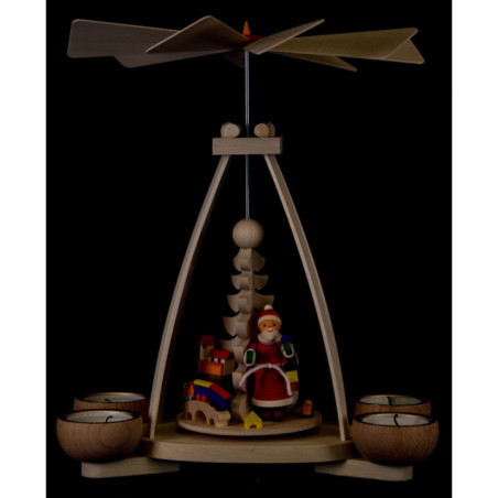 1-Tier Pyramid - Santa Claus - 23 cm / 9.8 inch