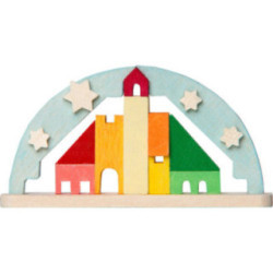 Tree Ornament - Candle Arch blue - 3,6 cm / 1.4 inch