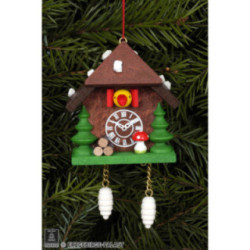Tree Ornament - Cuckoo Clock - 5,8 cm / 2.3 inch