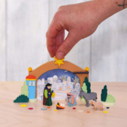 Miniature Nativity in Box