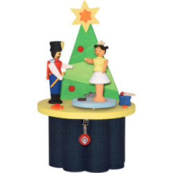 Kurbelspieldose Nussknacker - 10,5 cm