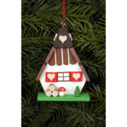 Christbaumschmuck Hexenhaus - 5,2x7,2 cm