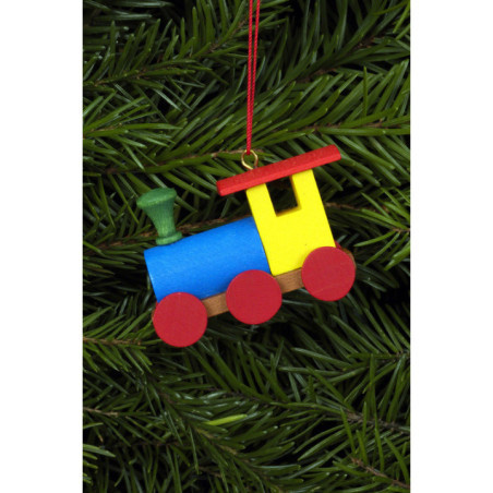 Christbaumschmuck Lokomotive - 5,2x3,8 cm