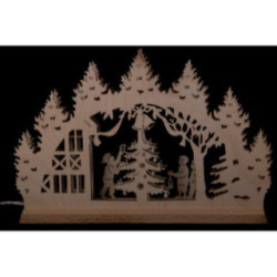Mini Candle Arch - Christmas Tree - 22x14 cm / 8.7x5.5 inch