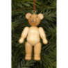 Tree Ornament - Teddy Natural Colors - 4,5 / 6,2 cm - 2x2 inch