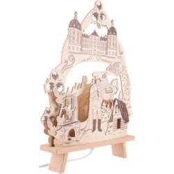 Candle Arch - "Three Hazelnuts for Cinderella" - 34,5x42 cm / 13.6x16.5 inch