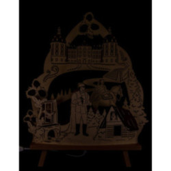 Candle Arch - "Three Hazelnuts for Cinderella" - 34,5x42 cm / 13.6x16.5 inch