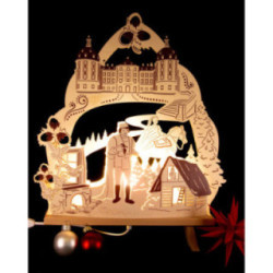 Candle Arch - "Three Hazelnuts for Cinderella" - 34,5x42 cm / 13.6x16.5 inch