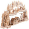 Schwibbogen Weihnachtsmarkt - 72x43x13 cm