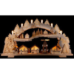 Candle Arch - Christmas Market - 72x43x13 cm / 28x16x5 inch