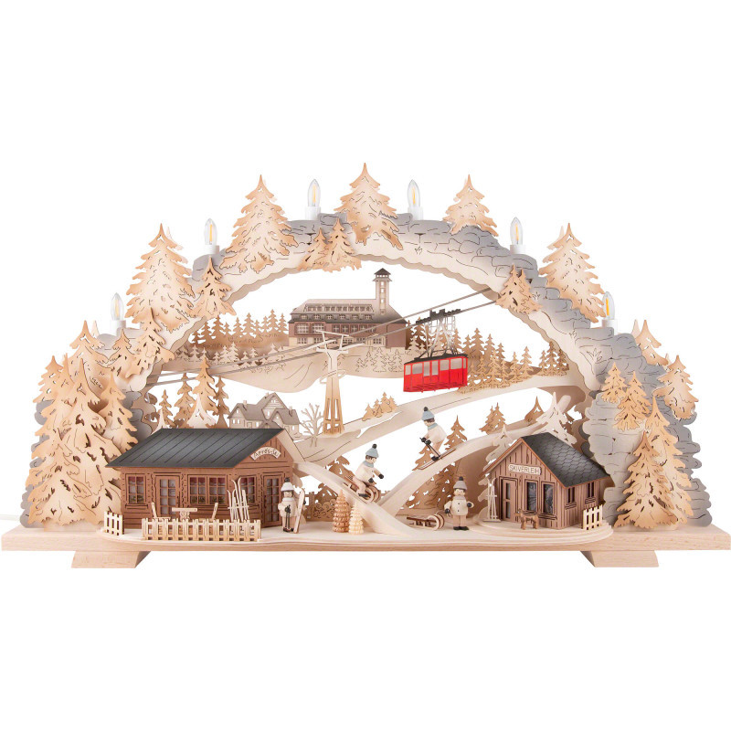 Candle Arch - Fichtelberg Idyll - 72x43x15 cm / 28.3x17x5.9 inch