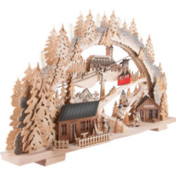 Schwibbogen Fichtelbergidylle - 72x43x15 cm