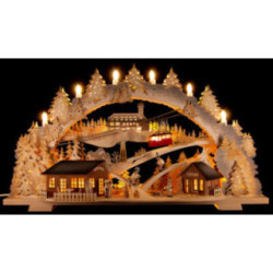 Candle Arch - Fichtelberg Idyll - 72x43x15 cm / 28.3x17x5.9 inch